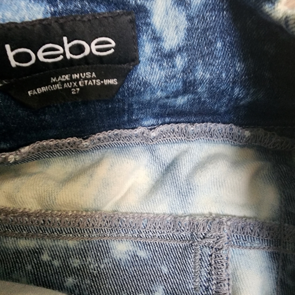 Bebe high waist corset skinny jeans, size 27 - Picture 4 of 5